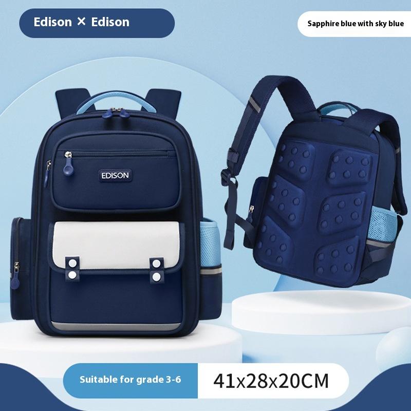 2024 High Capacity Children School Bags British style Kids Backpack In Primary Schoolbag For Teenager Boys Waterproof Backpacks