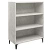 Vidaxl Szafka, Szarość Betonu 69,5X32,5X90 Cm, Materiał Drewnopochodny