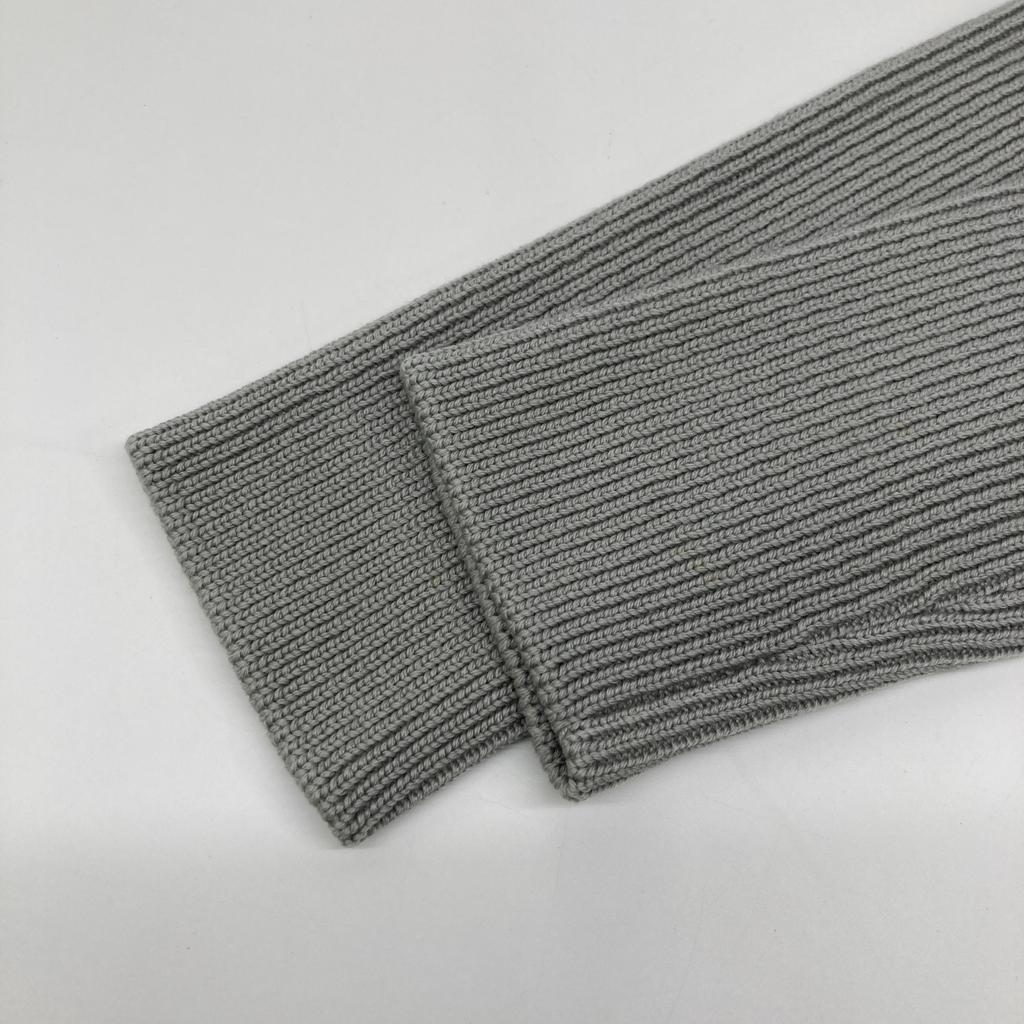 STONE ISLAND 45145180 Gray Zip-Up Knit tops S grayUsed