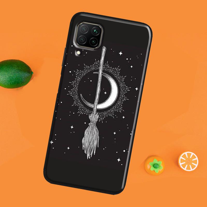 Pisică magică Carcasa Vrăjitoarelor Pentru Huawei P30 Pro P20 P40 Mate 20 Lite P Smart 2021 2019 Nova 5T Honor 50 10i 9X 8X
