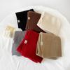 Winter scarf women's autumn and winter new cross small scarf small scarf solid color warm scarf
