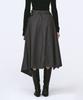 Monophobia Asm Cotton Wrap Skirt Grey Cotton Wrap Skirt Grey