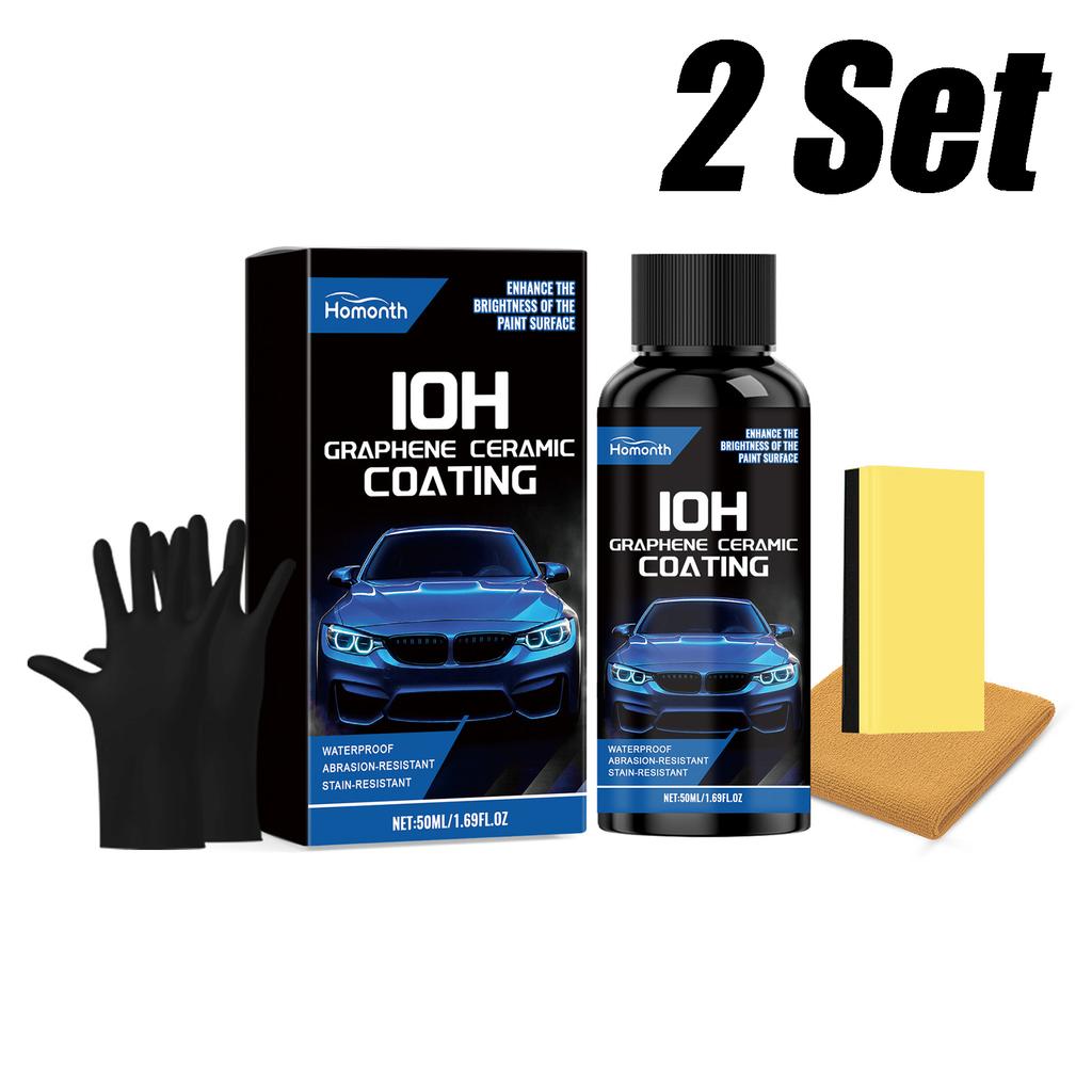 Car Ceramic Liquid Coating Spray Set Stain Removal Maintenance Paint Care Coating Nano Crystal Hydrophobic Layer Polishing Agent