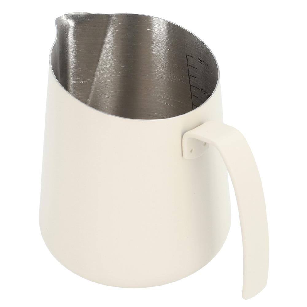 Clear Scale Coffee Steaming Pitcher Slant Spout Latte Art Pitcher Cappuccino Making