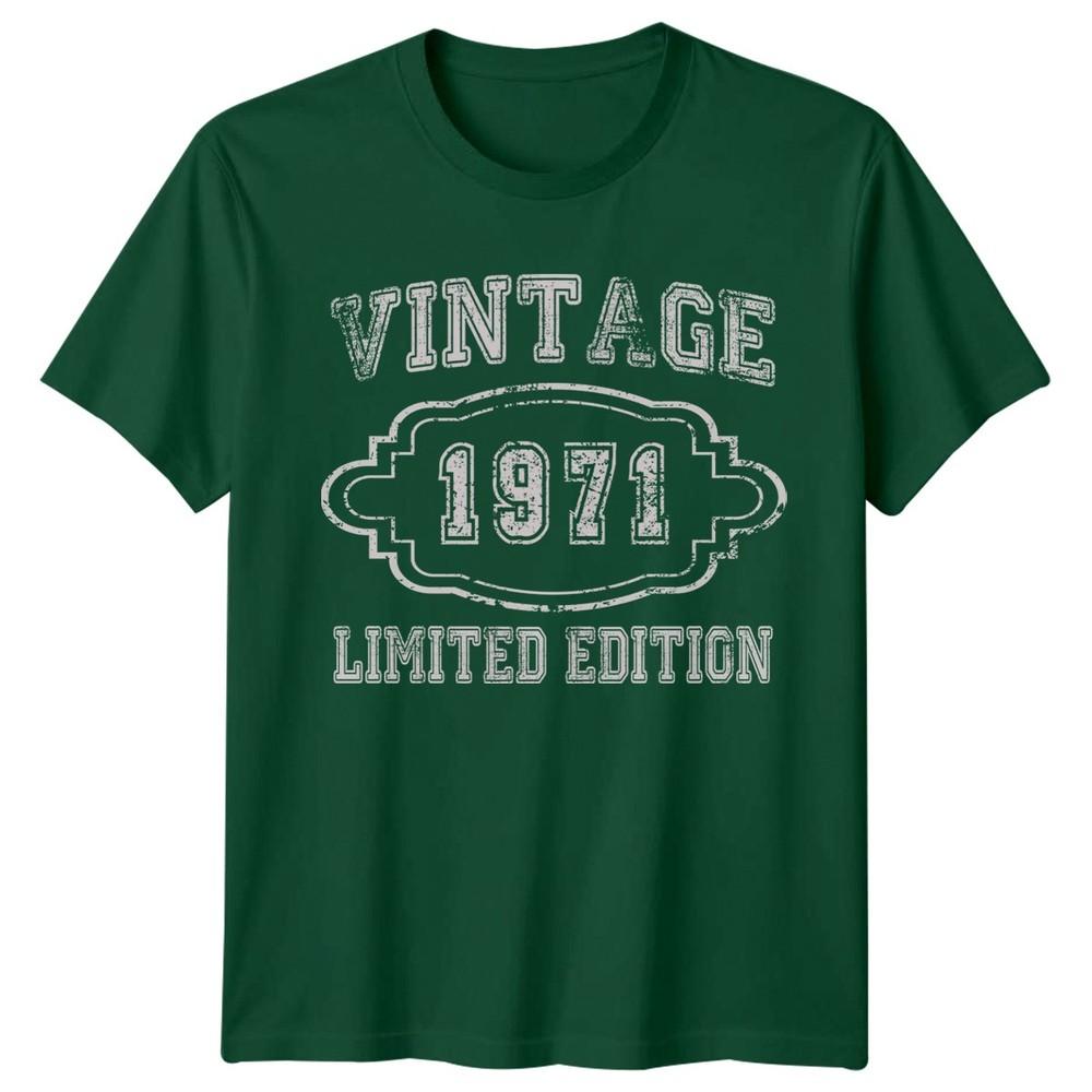 Vintage 1971 Limited Edition 55th Birthday Unisexs TShirt S