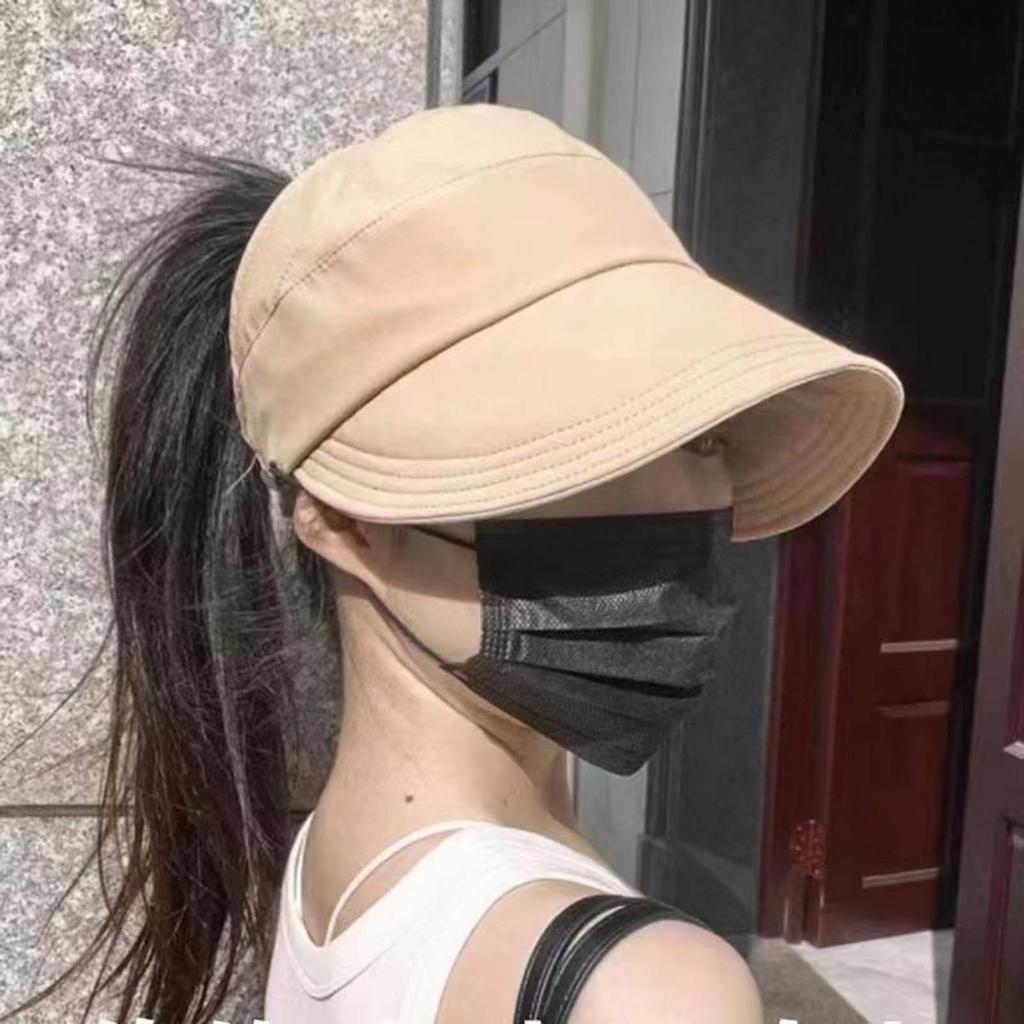 Cappello da Sole da Donna Cappello Asciugatura Rapida Cappello Estivo Vuoto Pieghevole da Donna Migliorato Può Appendere la Maschera Visiera da Esterno Sottile Cappello Parasole Asciugatura Rapida