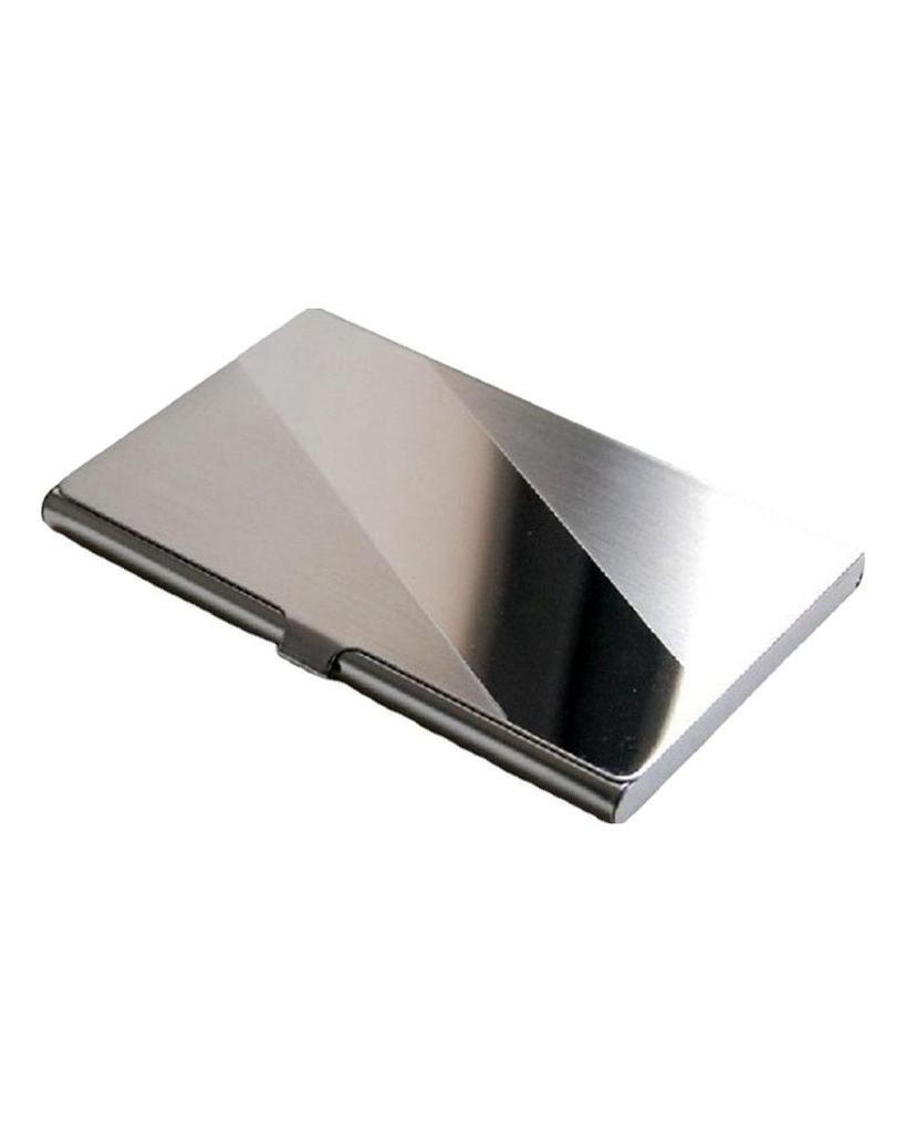 Kartenhalter Edelstahl Silber Aluminium Kreditkartenetui Damen Geldbörsen Nueva Herren ID Kartenbox Cartao De