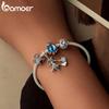 BAMOER Solid 925 Silver Luminous Elf Witch Pendant fit Original Bracelet & Necklaces Halloween Jewelry DIY bamoer Charm