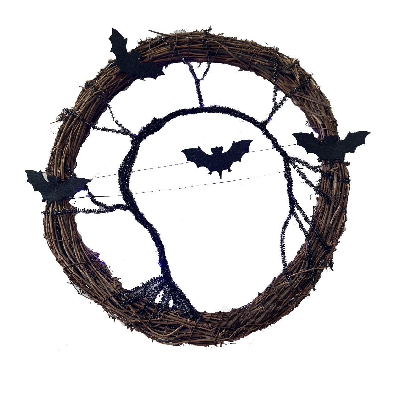 

Хэллоуин Украшение Венок Светящиеся Аксессуары Украшения Жуткая Вечеринка Со Светящейся Гирляндой Для Стены Входной Двери