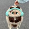 Cute Siamese Cat Plush Backpack Kawaii Student School Bag Simulation Animal Shoulder Bag  Shopping
