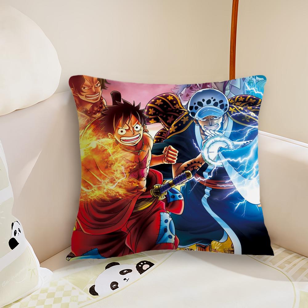 O-One Anime P-Piece Pillow Case Living Room Sofa Cushion Cover Suitable For Home Bedroom Room Decoration