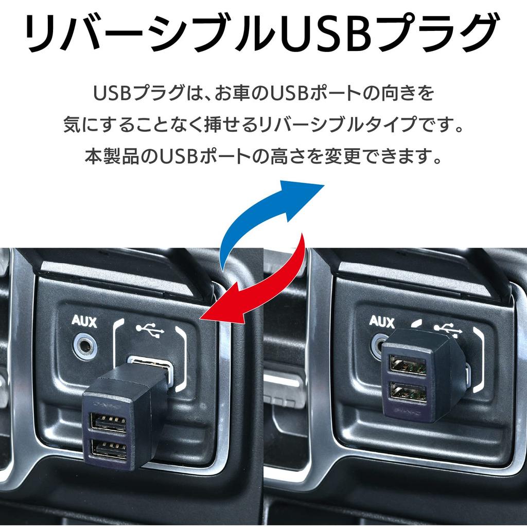 SEIWA F321 USB Connector, USB Connector, 2 Ports, 3 A, Automatic Identification, Charging Only