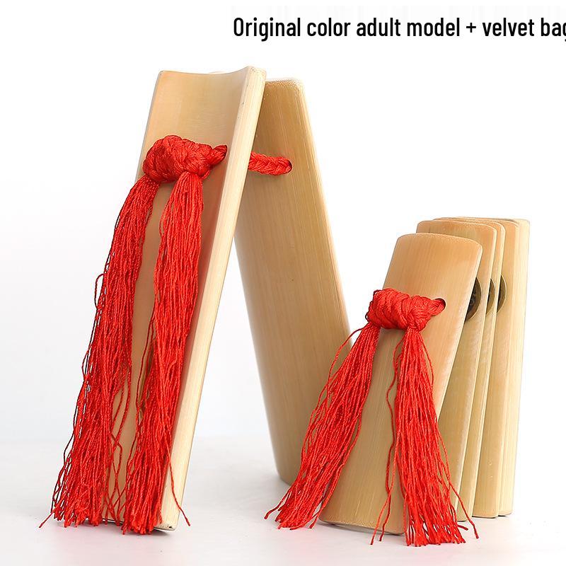 Professional Bamboo Clappers for All Ages - Beginner & Student Friendly