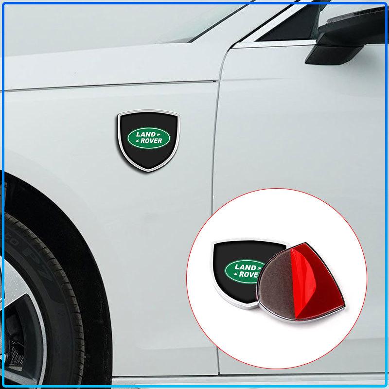 1 Stück 3D Metall Auto Türschutz Emblem Auto Karosserie Abzeichen Aufkleber Styling Für Land Rover Freelander 2 L2 L319 L462 LF Range Sport Evoque L322 Discovery 2 3