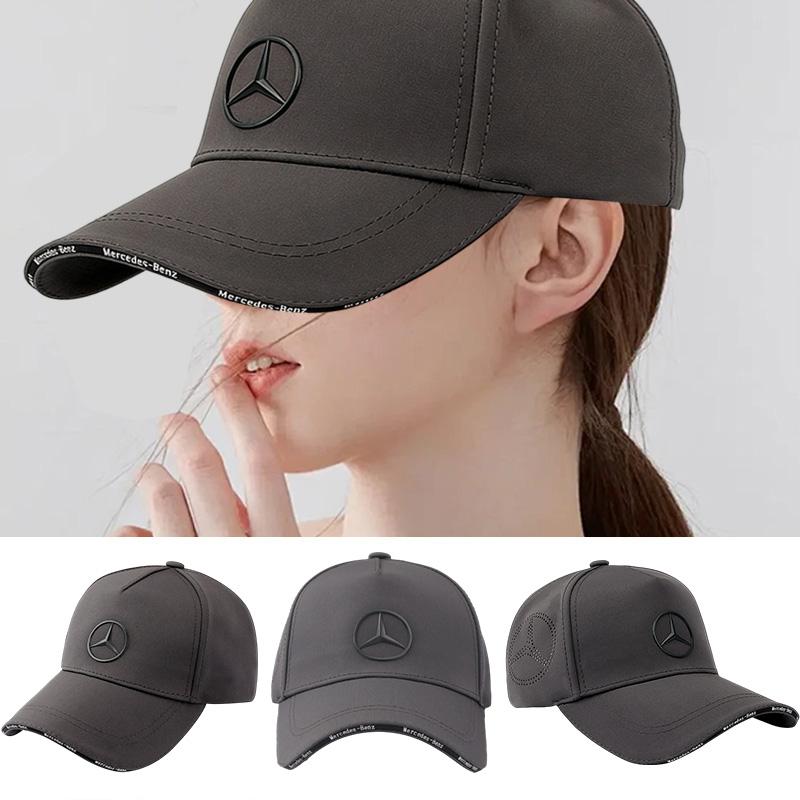 For Mercedes Benz Car Emblem Embroidery Baseball Cap Spring And Autumn Outdoor Adjustable Auto Logo Casual Hats Sunscreen Hat QQ2