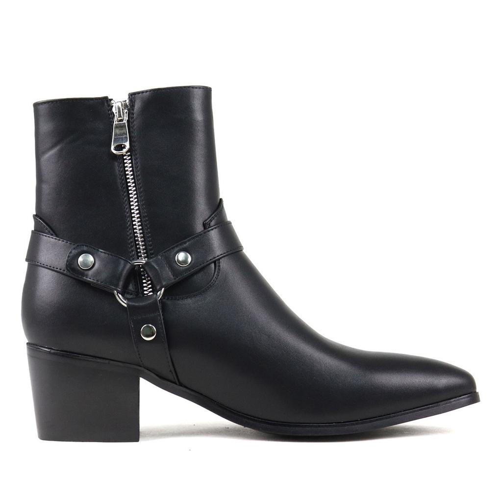 Men's Chelsea Boots Pointed European American Buckle British