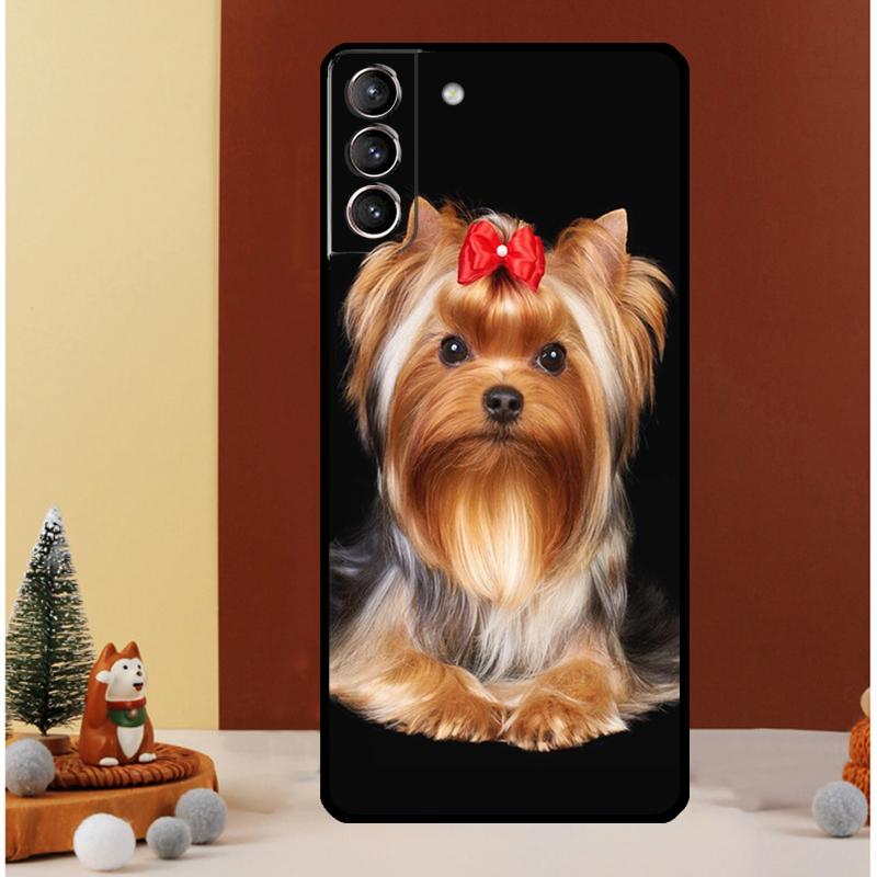 Yorkshire Terrier Dog Case For Samsung Galaxy S24 Ultra S23 S22 S21 S20 FE Note 20 S8 S9 S10 Note 10 Plus Cover