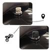 NASSIA Motorcycle Seat Screw Seat Bolts Alloy Rear Fender Seat Screw Motorcycle Accessories Set of 2 (Black)