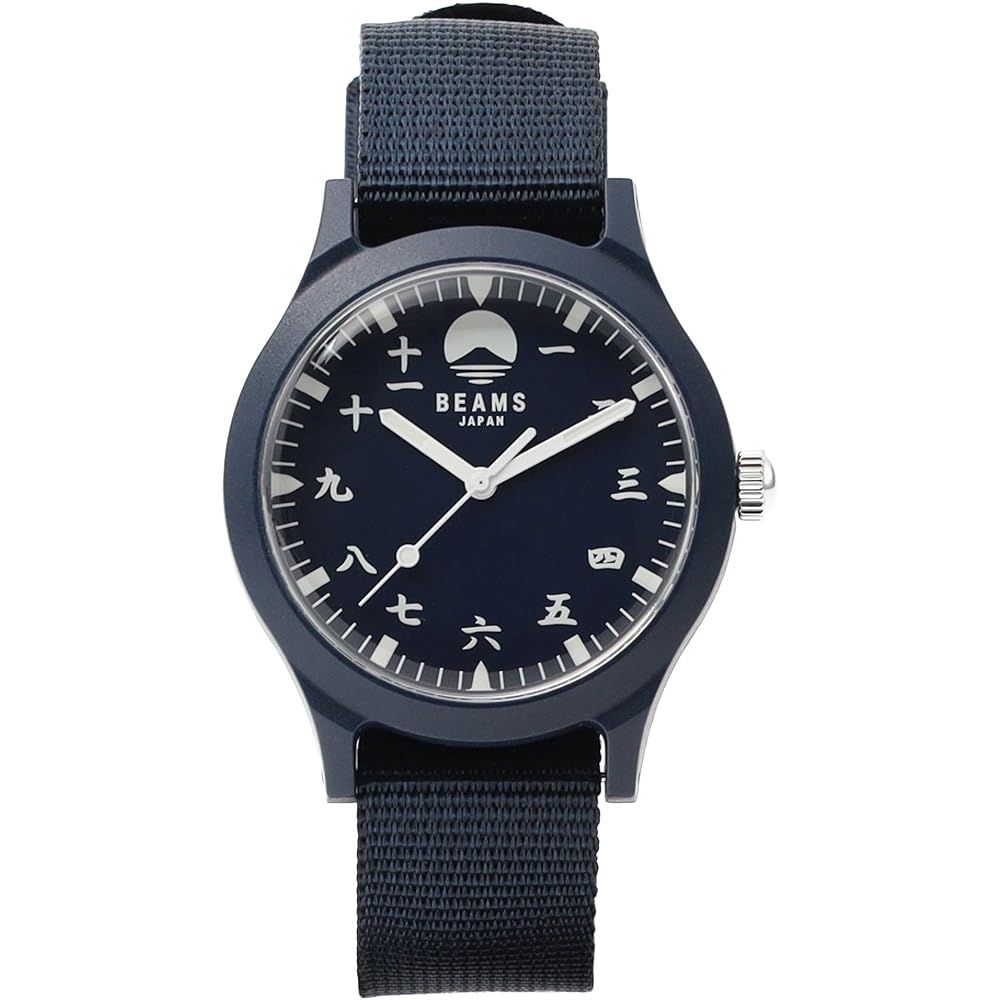 Beams Japan BJ Roman Numeral Watch Navy SP