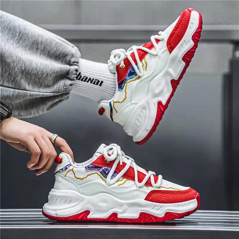 Fashion Rubber Sole Without Heels Men's Youth Sneakers For Men Running Shoes Man Loafers Sports New Fast Pro Sapato Classic Holiday