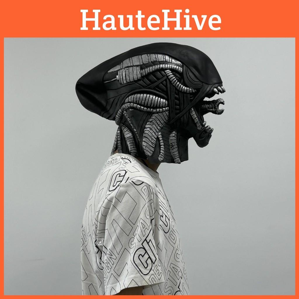 Cosplay Alien Horror Mask For Halloween Role Playing Props And Theme Celebrate