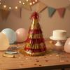 Options Colorées Chapeau Cône Guirlande Pack Multicolore Frangé Anniversaire Festif