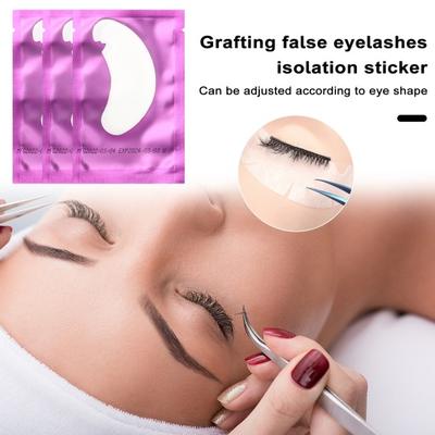 50 Pairs Soft Non-woven Fabric Under Eye Gel Patch for Grafting FALSE Eyelashes Ultra-thin Eye Patch Mat for Eyelash