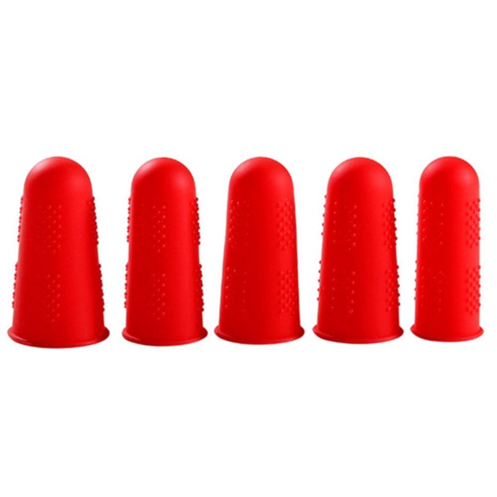 Anti-slip Silicone Heat Resistant High Temperature Resistant Anti-cut Fingers Cover Kitchen Tools Finger Protector Finger Caps