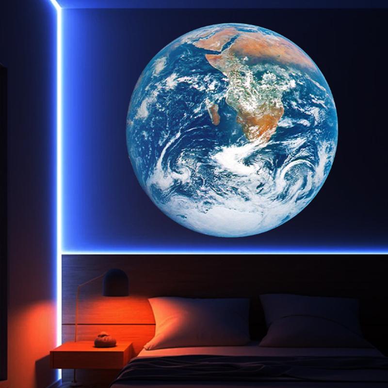 1 Set Planet Projector Led Night Light Usb Moon Projection Lamp Earth Moon Projection Background Atmosphere Wall Lamps