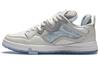 Pro Textile, Leather Comfortable Abrasion Resistant Breathable Low Top Skateboard Shoes Women's Frost White AECS016-1