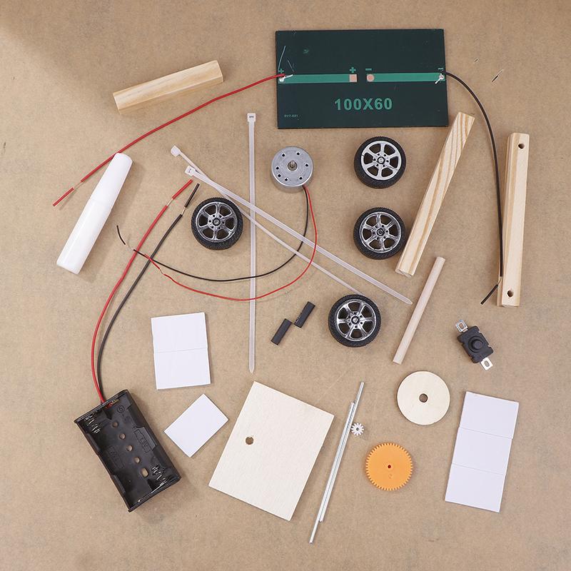 Assemble Solar Car Creative Inventions Motor Ability Of Children Active Thinking Diy Electronic Kit Technology Toys For Kids