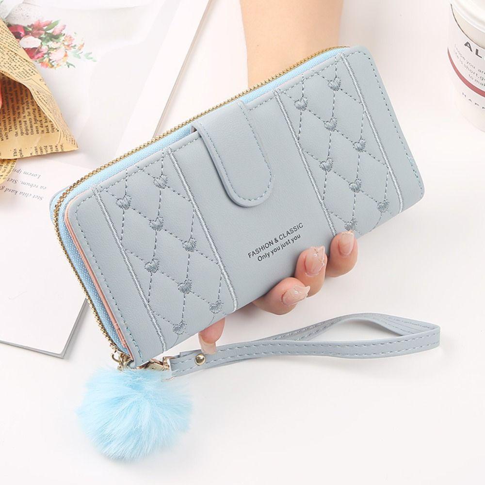 Multifunction Student Wallet Minimalist Long Clutch Bag New Women's Wallet Card Bag