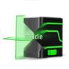 Portable Mini Laser Level: Strong Green Light, Auto-Line, Thin 2-Line Projector
