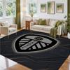 Leeds United Design Crystal Velvet Rug Soft Decorative Mat for Bedroom Entrance