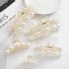 New Big Pearls Acrylic Hair Claw Clips Crab Hairpins Large Makeup Hair Styling Barrettes for Women Hair Accessories Bow Hairgrip