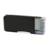 Sonic Pencil Check Double-Sided Pencil Case with Double Sheet Reinforcement, Ukasapo Black FD-8445-D