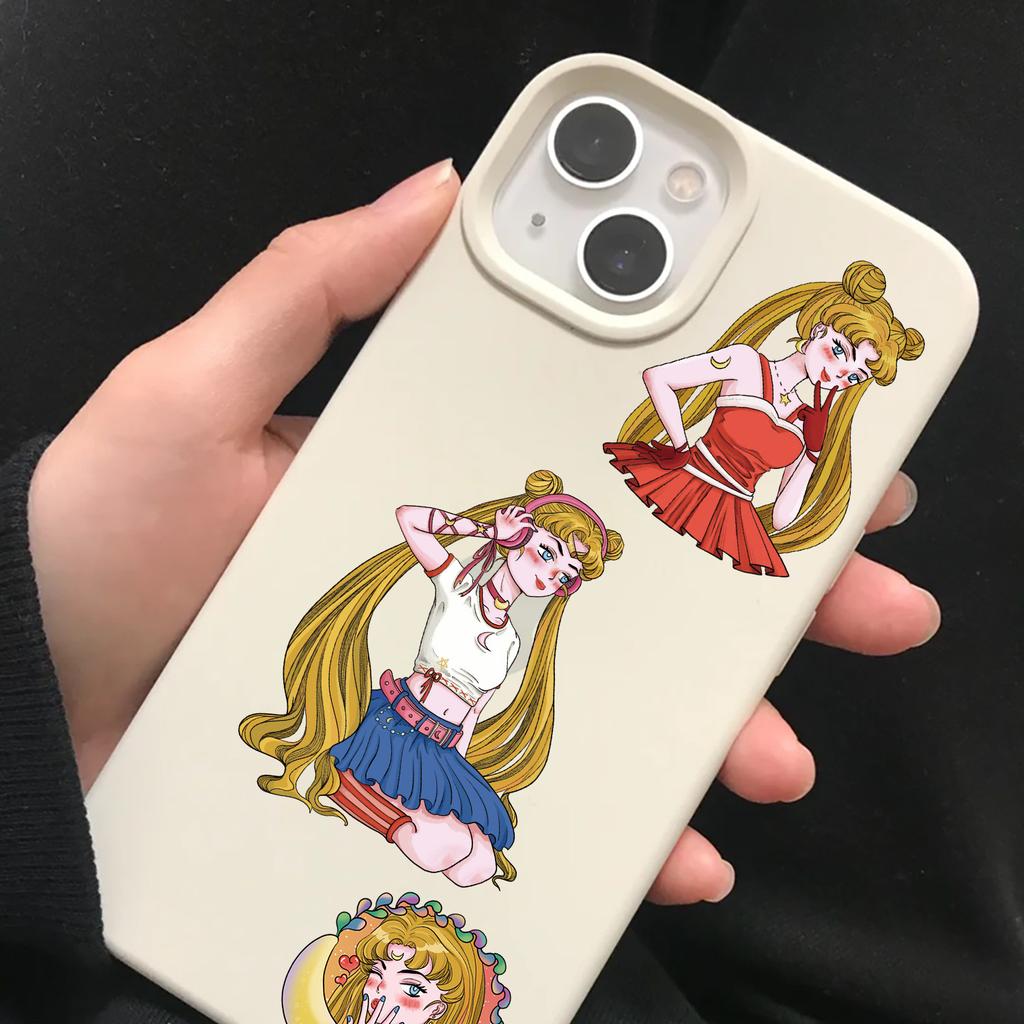 8 Stilarter af Urbane Hot Girls Bruger Gaze Klistermærker DIY Håndkonto Lille Kort Mobiltelefoncover Dekoration Koreansk Ins