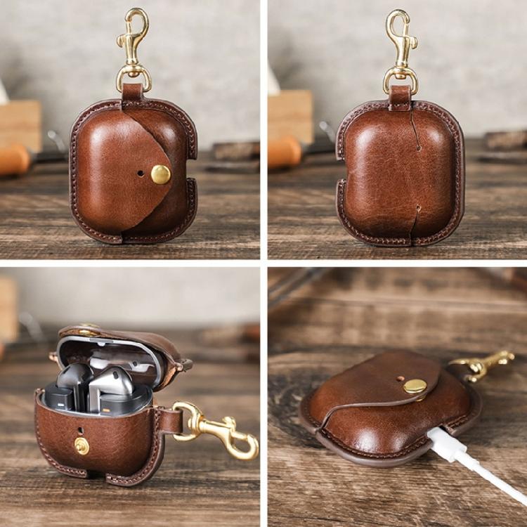 Shockproof Shell Headphone Sleeve Scratch Resistant Housing Antidust Washable Leather Cover Protective Case For Buds 3