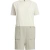 Women's Outdoor Short Jumpsuit Beige HE5189