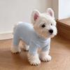 Dog German velvet warm four-legged clothes autumn and winter than bear teddy small dog cat pet bottoming shirt loungewear