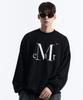 Mucent Big Logo Loose Fit Long Sleeve Sweatshirt (3 Colors)