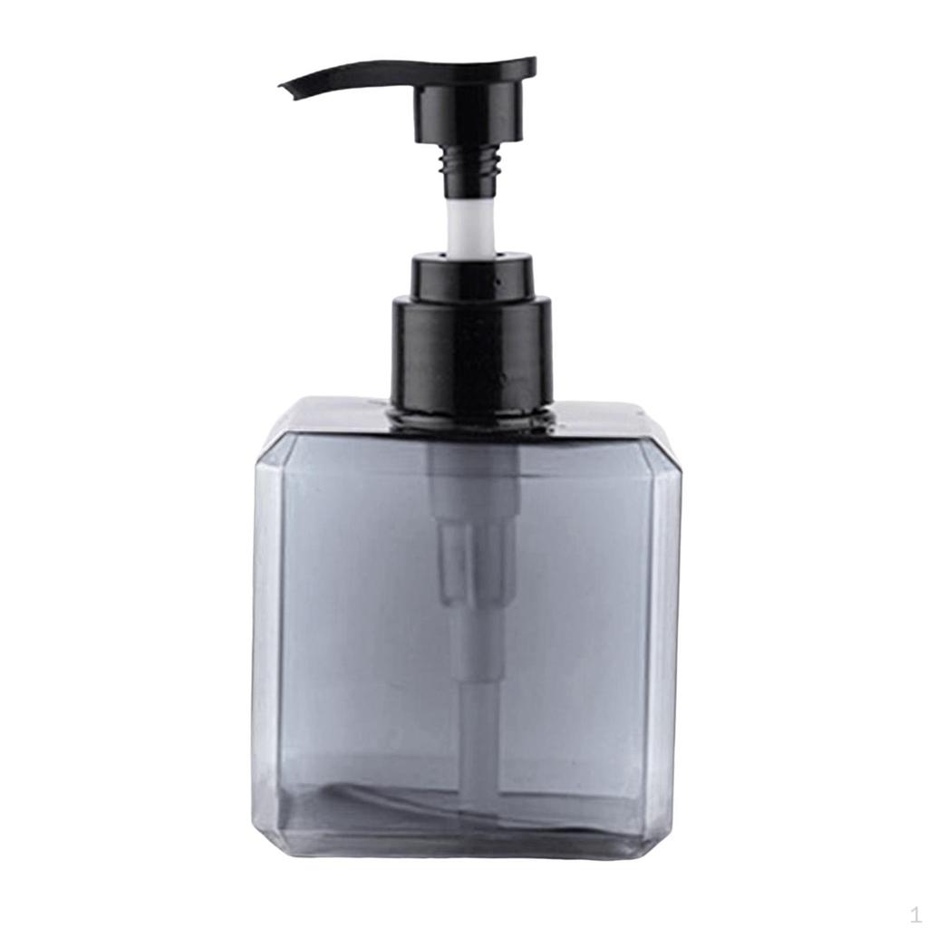 1 Piece Soap Dispenser Bottle Manual Liquid Lotion Reusable Hand Wash Container for Hotel Countertop