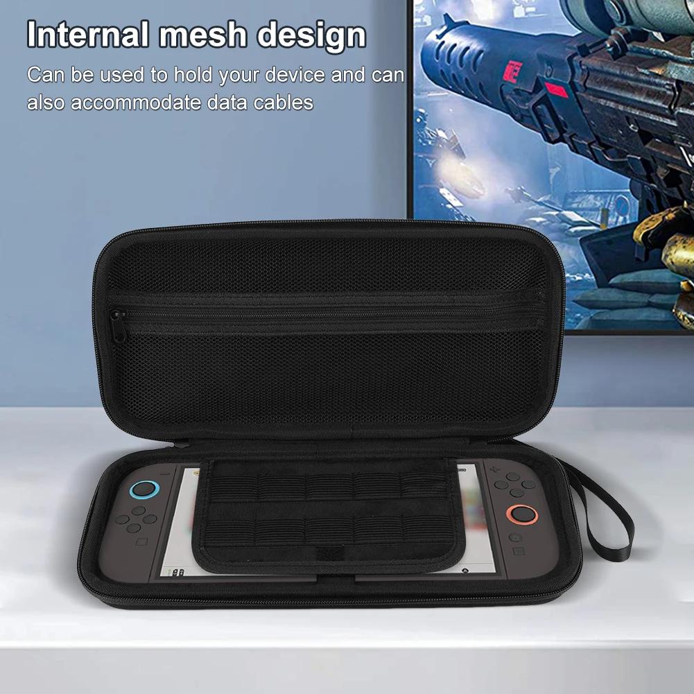 EVA Carrying Case for Switch 2 Game Conslole Case Shockproof Protective Travel Bag with 10 Game Cards Holder Games Accessories