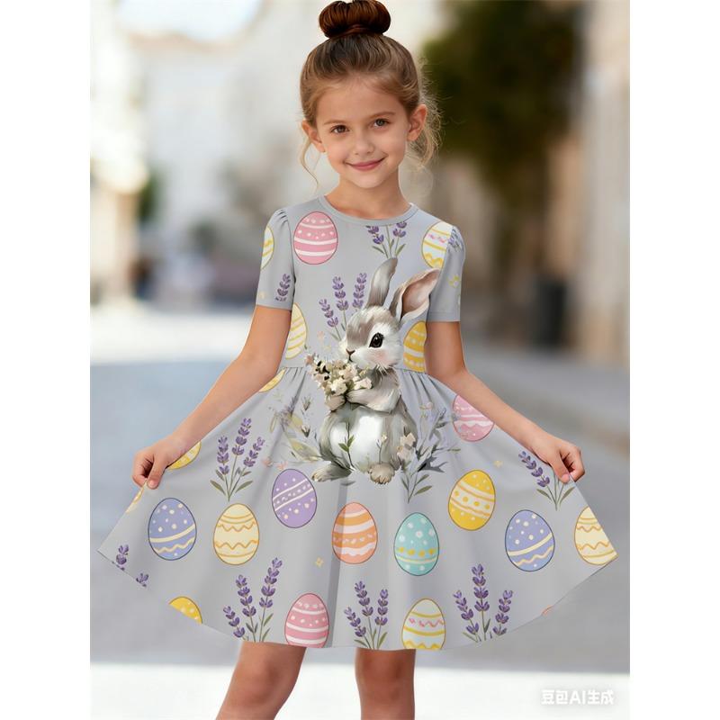 Mode Enfant Été Robes Décontractées Filles Robe de Fête Été Enfants Princesse Tenue de Plage Robe de Nuit Décontractée