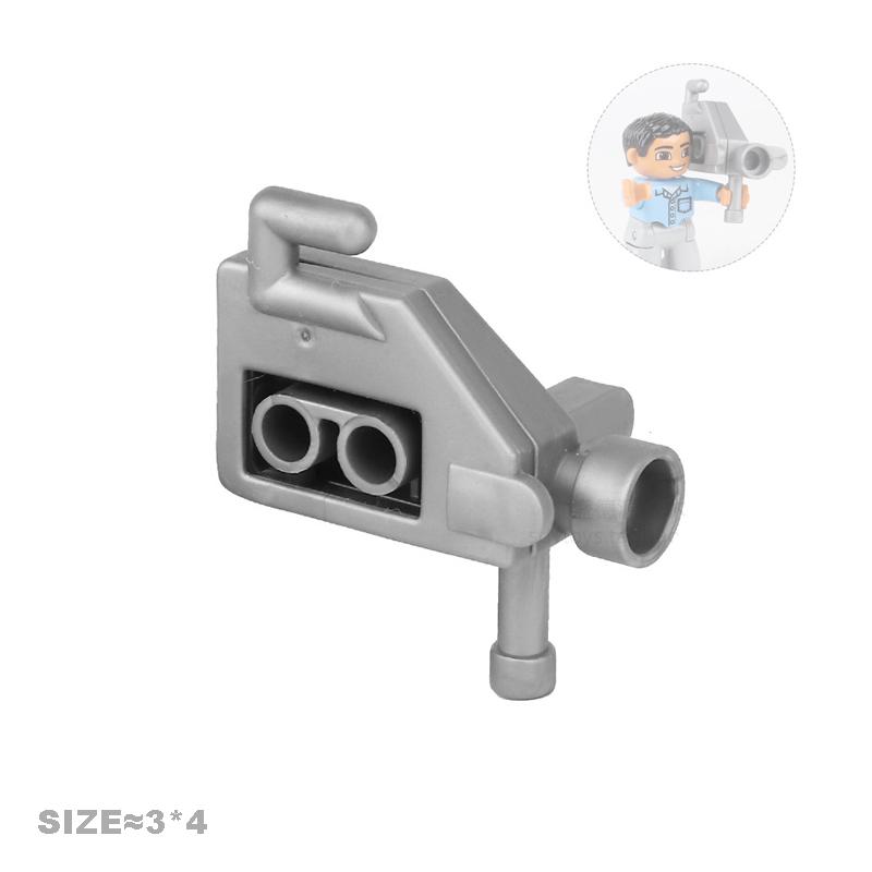 Play House Big Building Blocks Furniture Accessories Utensil Table Chair Compatible Sets Bricks Assemble Toys For Children Gifts