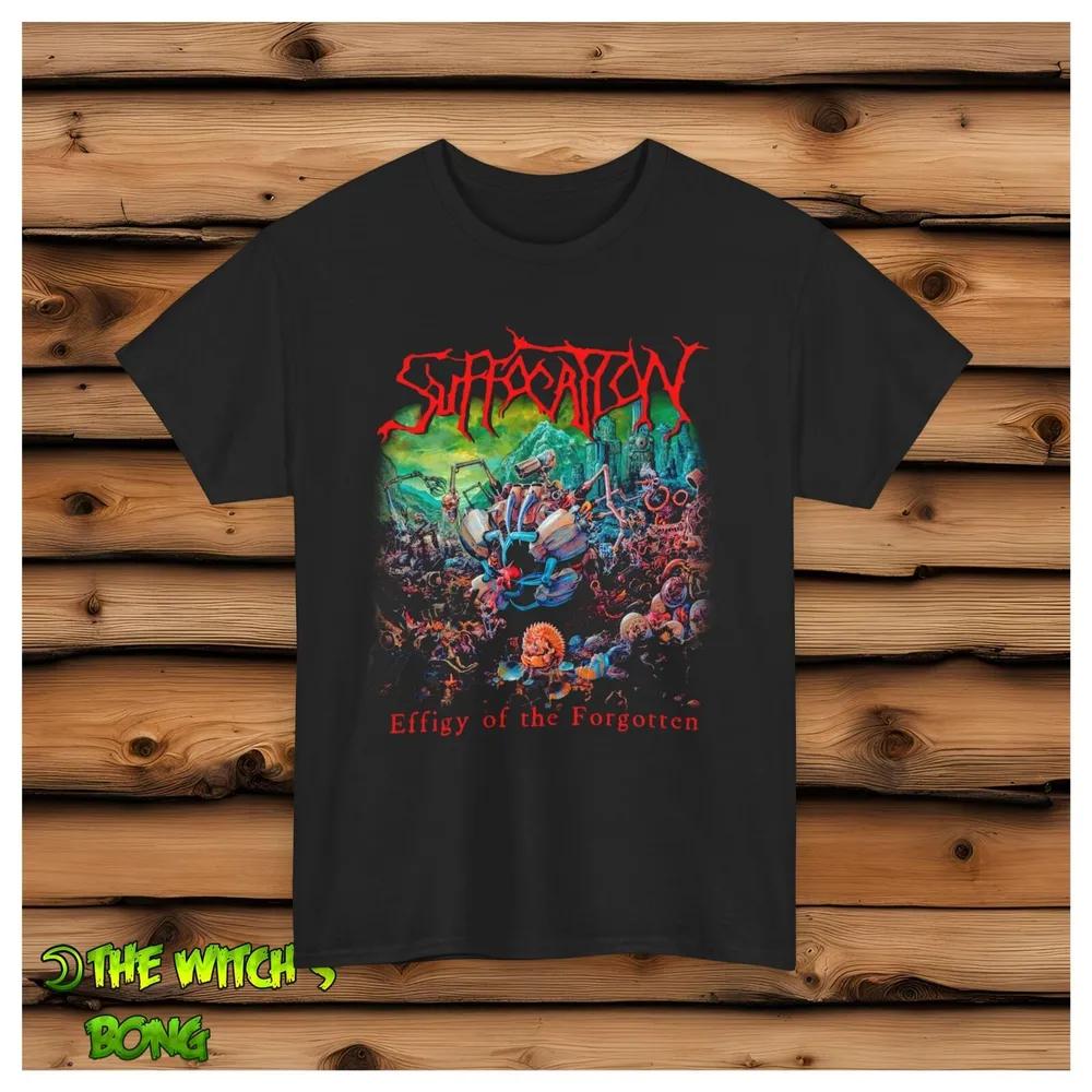 Unisex Short Sleeve Crew Neck Cotton T Shirt Suffocation Effigy Of The Forgotten XXL
