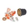 12Pcs Nozzle Electrode Kit Brass Plasma Torch Electrode Nozzle Tip Consumables for S45