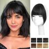 Synthetic Hair Wig Bangs Natural Hair Piece Extensions For Women Daily Wear Styling Accessories