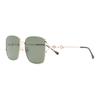 Gucci Metal Frame Square Sunglasses Unisex Couple Style