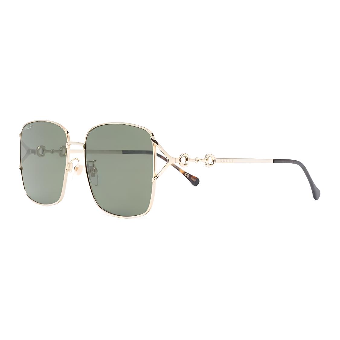 

Gucci Metal Frame Square Sunglasses Unisex sunglasses GG1018SK-002 Dust Bag+Eyeglass Case (Random Color),Bronze,58